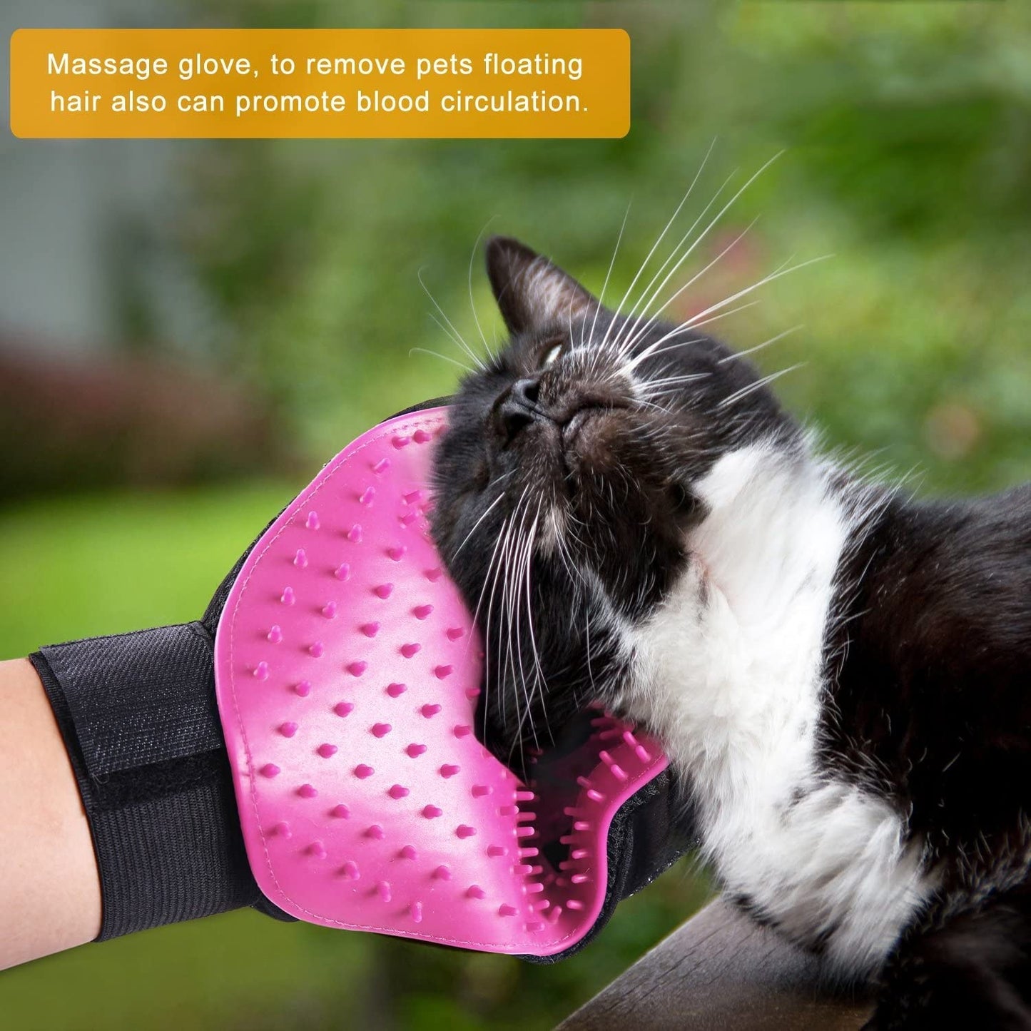BYETOO Haustier Fellpflege Handschuh Katze Hund,2 Stück
