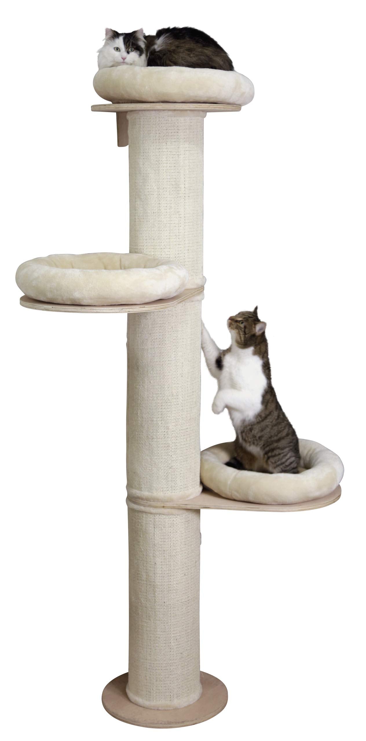 Kerbl Pet Kratzbaum Dolomit Tower, Ø38cm Höhe 187cm, beige